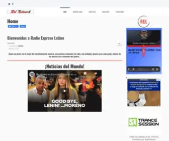 Radioexpresolatino.com(Radio Expreso Latino) Screenshot