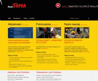 Radiofama.com.pl(Radio Fama) Screenshot