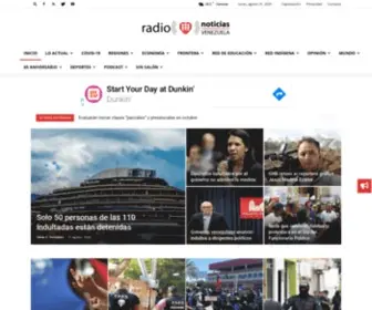 Radiofeyalegrianoticias.com(Radio Fe y Alegría Noticias) Screenshot