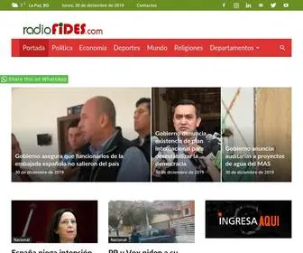 Radiofides.com(Redirigir al navegador a otra URL) Screenshot