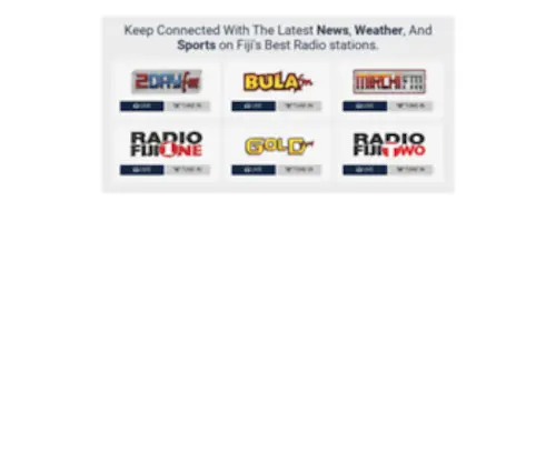 Radiofijione.com.fj(FBC's Radio Stations) Screenshot