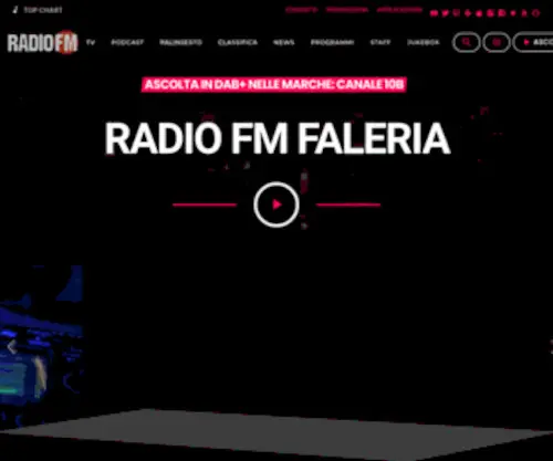 Radiofm.biz(ASCOLTA RADIO FM FALERIA) Screenshot