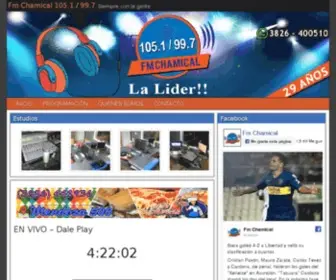 Radiofmchamical.com(RADIO CHAMICAL) Screenshot