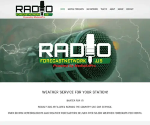 Radioforecastnetwork.net(Radio Forecast Network) Screenshot