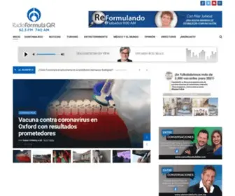 Radioformulaqr.com(Noticias de hoy en México) Screenshot