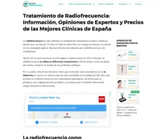 Radiofrecuencia10.com(Tratamiento de Radiofrecuencia: Información) Screenshot