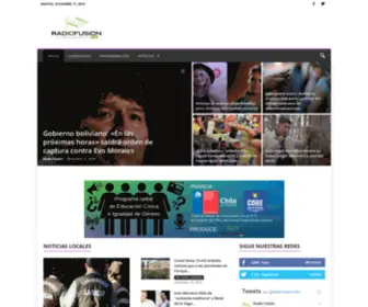 Radiofusion.cl(Radio Fusión) Screenshot