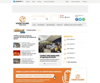 Radiogazetaweb.com(Rádio Gazeta) Screenshot