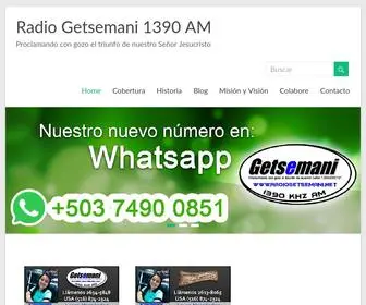 Radiogetsemani.net(Radio Getsemani 1390 AM) Screenshot