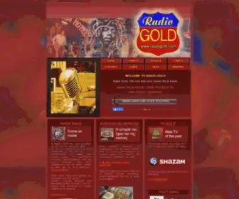 Radiogold.com(Radio Gold) Screenshot