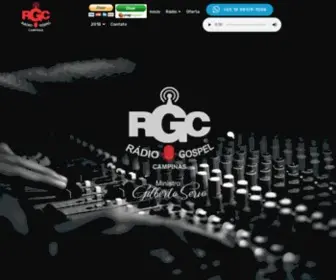 Radiogospelcampinas.com.br(Rádio Manancial) Screenshot