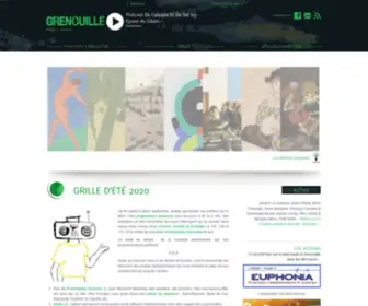 Radiogrenouille.com(Radio Grenouille) Screenshot