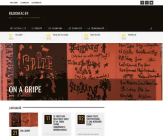 Radiohead.fr(Site) Screenshot