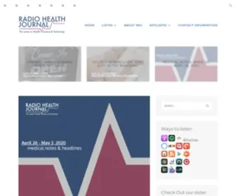 RadiohealthJournal.org(RadiohealthJournal) Screenshot