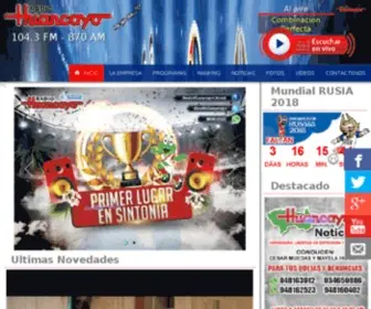 Radiohuancayo.com.pe(Radio Huancayo) Screenshot