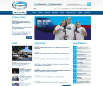 Radiointegracaoam1180.com.br(Rádio Integração AM 1.180 KHZ) Screenshot