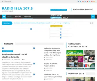 Radioisla.cl(Radio Isla) Screenshot