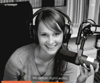 Radiojar.com(Create your own online radio station) Screenshot