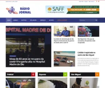 Radiojornalsaomiguel.com.br(Rádio Jornal São Miguel AM 1400) Screenshot