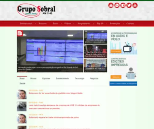 Radiojornalsobral.com.br(Rádio e Jornal) Screenshot