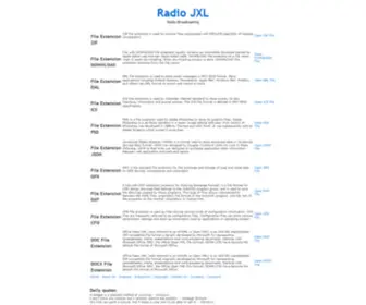 RadiojXL.com(Radio JXL) Screenshot