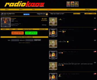 Radiokaos.com(Killer internet radio) Screenshot