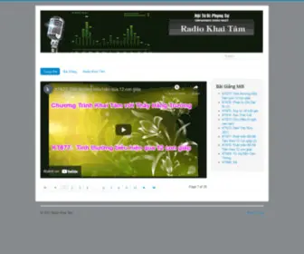 Radiokhaitam.com(Nhà) Screenshot