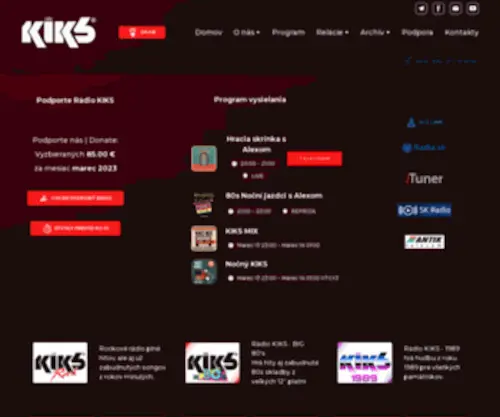 Radiokiks.sk(Rádio KIKS) Screenshot