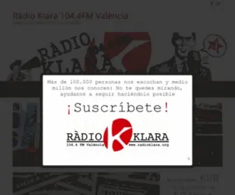 Radioklara.org(RÀDIO) Screenshot