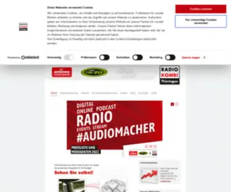 Radiokombithueringen.de(Radiowerbung im Freistaat) Screenshot