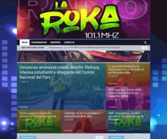 Radiolarokaquitilipi.com.ar(Radio La Roka 101.1) Screenshot