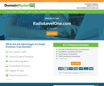 Radiolevelone.com(Forsale Lander) Screenshot