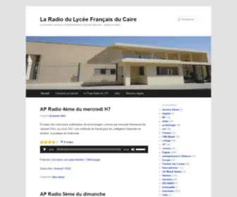 Radiolfc.net(La Radio du Lycée Français du Caire) Screenshot