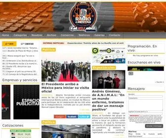 Radiolibertad.com.ar(Pampa de los Guanacos) Screenshot