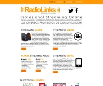 Radiolinksmedia.com(Radiolinksmedia Streaming Profesional) Screenshot