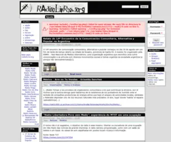 Radiolivre.org(Under maintenance) Screenshot