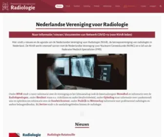 Radiologen.nl(Nederlandse Vereniging voor Radiologie) Screenshot