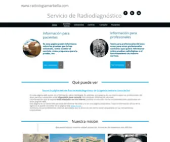 Radiologiamarbella.com(Inicio) Screenshot