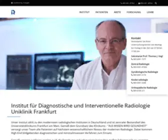 Radiologie-Uni-Frankfurt.de(Institut) Screenshot