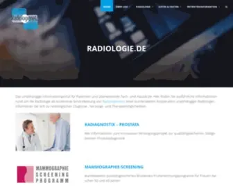 Radiologie.de(Informationen rund um die Radiologie) Screenshot