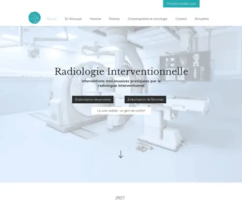 Radiologieinterventionnelle-Paris.fr(Dr Grégory Amouyal) Screenshot