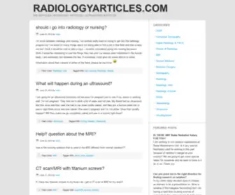 Radiologyarticles.com(MRI Articles) Screenshot