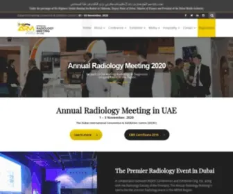 Radiologyuae.com(The Annual Radiology Meeting) Screenshot