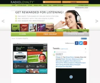 Radioloyalty.com(Free Internet Radio for Listeners) Screenshot