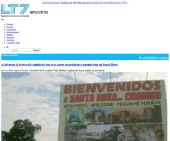Radiolt7.com(Radio LT7) Screenshot