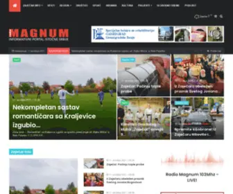 Radiomagnum.rs(Radio Magnum 103 MHz) Screenshot