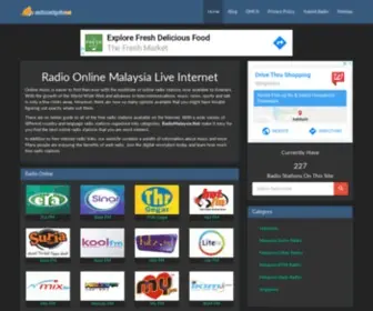 Radiomalaysia.net(Online Malaysia Radio Live Internet Collection) Screenshot