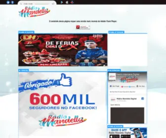 Radiomandeladigital.net(Radio Madela Digital) Screenshot