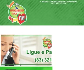 Radiomangabeirafm.com.br(Radio Mangabeira FM 104) Screenshot