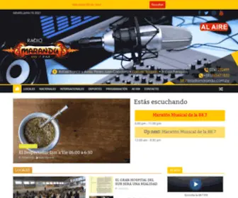 Radiomarandu.com.py(Radiomarandu) Screenshot